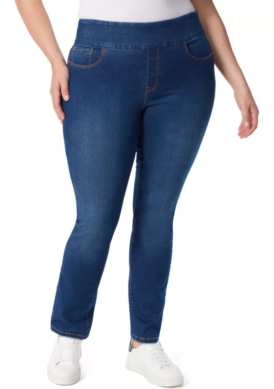 Gloria Vanderbilt Plus Size Amanda Pull on Jeans 18W
